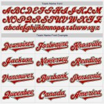 Custom White Red-Kelly Green Authentic Two Tone Baseball Jersey