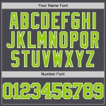 Custom Steel Gray Neon Green-White Authentic Basketball Jersey