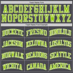 Custom Steel Gray Neon Green-White Authentic Basketball Jersey