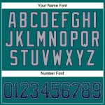 Custom Teal Navy-Gray Authentic Drift Fashion Baseball Jersey