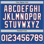 Custom Blue Red-Black Authentic Throwback Baseball Jersey