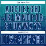 Custom Teal US Navy Blue-White Sublimation Soccer Uniform Jersey