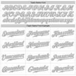 Custom White Gray Pinstripe Gray-White Sports Pants