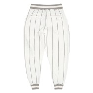 Custom White Gray Pinstripe Gray-White Sports Pants Custom White Gray Pinstripe Gray-White Sports Pants