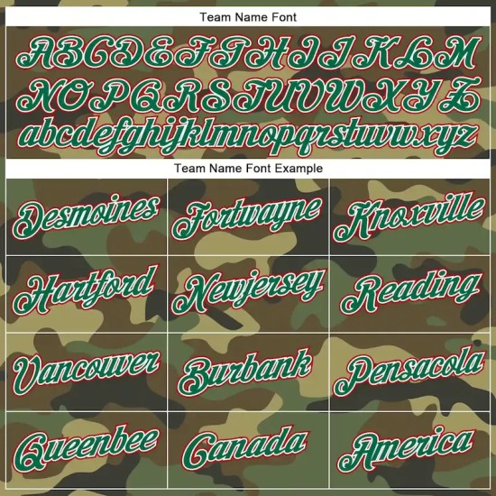 Custom Camo Kelly Green-Red Performance Salute To Service T-Shirt