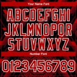 Custom Black Red-White 3D Mexico Authentic Baseball Jersey