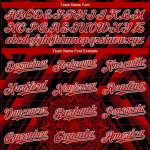 Custom Black Red-White 3D Mexico Authentic Baseball Jersey