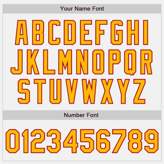 Custom White Red Pinstripe Gold Two-Button Unisex Softball Jersey Custom White Red Pinstripe Gold Two-Button Unisex Softball Jersey