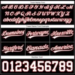 Custom Black White-Red Authentic Basketball Shorts