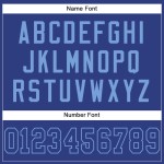 Custom Royal Royal-Light Blue Mesh Authentic Football Jersey